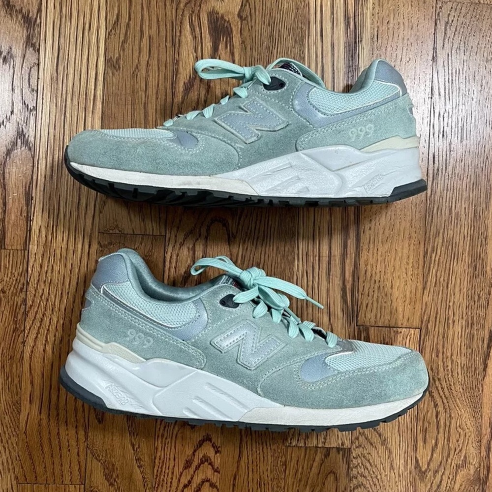 New Balance 999 Teal Womens Size 10 Mom Kith Joe Fresh NB 2016 ALD